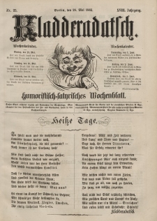 Kladderadatsch, 18. Jahrgang, 28. Mai 1865, Nr. 25