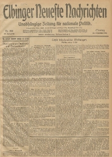 Elbinger Neueste Nachrichten, Nr. 350 Montag 22 Dezember 1913 65. Jahrgang