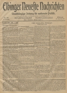 Elbinger Neueste Nachrichten, Nr. 352 Mittwoch 24 Dezember 1913 65. Jahrgang