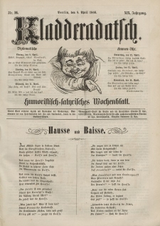 Kladderadatsch, 19. Jahrgang, 8. April 1866, Nr. 16
