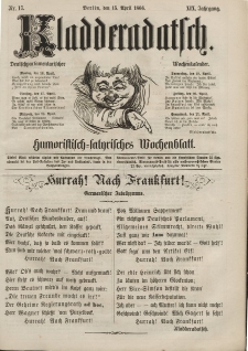 Kladderadatsch, 19. Jahrgang, 15. April 1866, Nr. 17