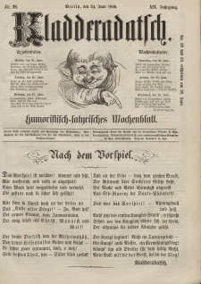 Kladderadatsch, 19. Jahrgang, 24. Juni 1866, Nr. 28