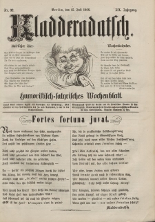 Kladderadatsch, 19. Jahrgang, 15. Juli 1866, Nr. 32