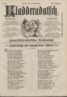 Kladderadatsch, 19. Jahrgang, 5. August 1866, Nr. 35