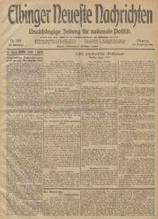 Elbinger Neueste Nachrichten, Nr. 355 Montag 29 Dezember 1913 65. Jahrgang