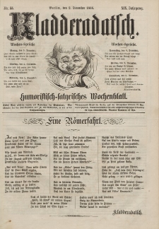 Kladderadatsch, 19. Jahrgang, 2. Dezember 1866, Nr. 55