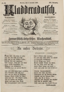 Kladderadatsch, 19. Jahrgang, 9. Dezember 1866, Nr. 56