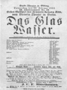 Das Glas Wasser - Eugene Scribe