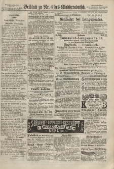 Kladderadatsch, 20. Jahrgang, 27. Januar 1867, Nr. 4 (Beiblatt)