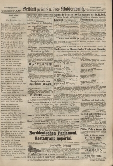 Kladderadatsch, 20. Jahrgang, 24. Februar 1867, Nr. 8/9 (Beiblatt)