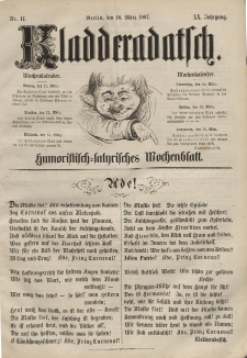 Kladderadatsch, 20. Jahrgang, 10. März 1867, Nr. 11
