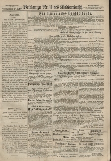 Kladderadatsch, 20. Jahrgang, 10. März 1867, Nr. 11 (Beiblatt)