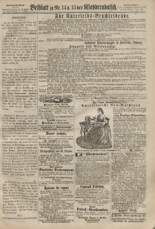 Kladderadatsch, 20. Jahrgang, 31. März 1867, Nr. 14/15 (Beiblatt)