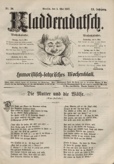 Kladderadatsch, 20. Jahrgang, 5. Mai 1867, Nr. 20