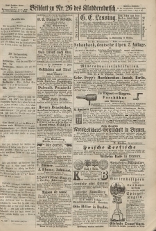 Kladderadatsch, 20. Jahrgang, 9. Juni 1867, Nr. 26 (Beiblatt)