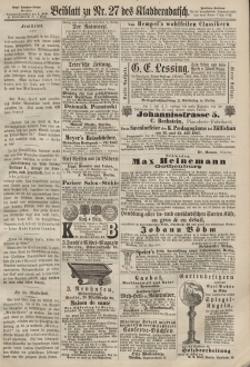 Kladderadatsch, 20. Jahrgang, 16. Juni 1867, Nr. 27 (Beiblatt)