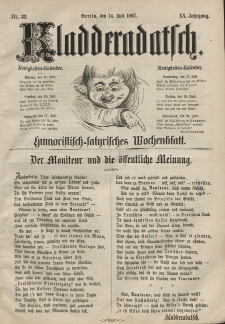 Kladderadatsch, 20. Jahrgang, 14. Juli 1867, Nr. 32