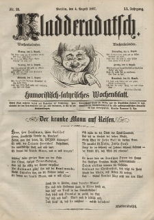 Kladderadatsch, 20. Jahrgang, 4. August 1867, Nr. 35
