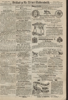 Kladderadatsch, 20. Jahrgang, 4. August 1867, Nr. 35 (Beiblatt)