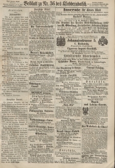 Kladderadatsch, 20. Jahrgang, 11. August 1867, Nr. 36 (Beiblatt)