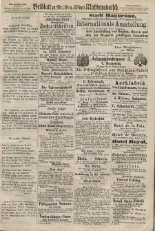 Kladderadatsch, 20. Jahrgang, 25. August 1867, Nr. 38/39 (Beiblatt)