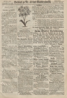 Kladderadatsch, 20. Jahrgang, 1. September 1867, Nr. 40 (Beiblatt)