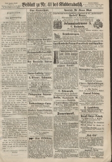 Kladderadatsch, 20. Jahrgang, 8. September 1867, Nr. 41 (Beiblatt)