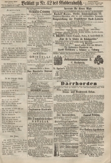 Kladderadatsch, 20. Jahrgang, 15. September 1867, Nr. 42 (Beiblatt)