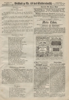 Kladderadatsch, 20. Jahrgang, 6. Oktober 1867, Nr. 46 (Beiblatt)