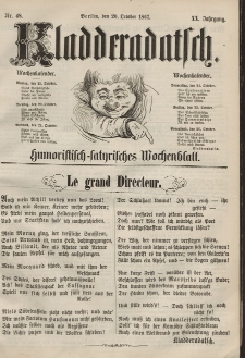 Kladderadatsch, 20. Jahrgang, 20. Oktober 1867, Nr. 48