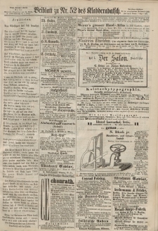 Kladderadatsch, 20. Jahrgang, 17. November 1867, Nr. 52 (Beiblatt)