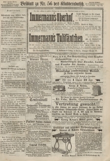 Kladderadatsch, 20. Jahrgang, 8. Dezember 1867, Nr. 56 (Beiblatt)