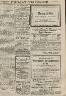 Kladderadatsch, 20. Jahrgang, 15. Dezember 1867, Nr. 57 (Beiblatt)