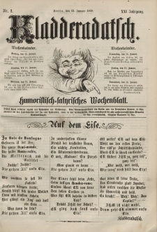 Kladderadatsch, 21. Jahrgang, 12. Januar 1868, Nr. 2