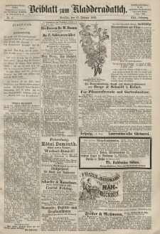 Kladderadatsch, 21. Jahrgang, 23. Februar 1868, Nr. 9 (Beiblatt)