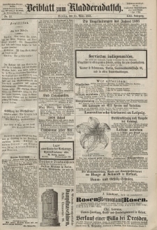 Kladderadatsch, 21. Jahrgang, 15. März 1868, Nr. 12 (Beiblatt)