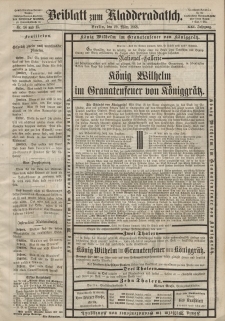 Kladderadatsch, 21. Jahrgang, 29. März 1868, Nr. 14/15 (Beiblatt)