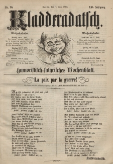 Kladderadatsch, 21. Jahrgang, 7. Juni 1868, Nr. 26