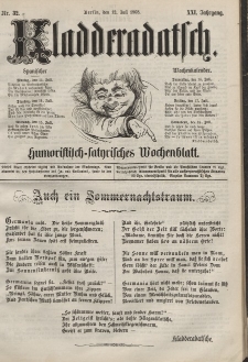 Kladderadatsch, 21. Jahrgang, 12. Juli 1868, Nr. 32