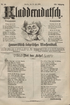 Kladderadatsch, 21. Jahrgang, 19. Juli 1868, Nr. 33