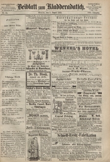 Kladderadatsch, 21. Jahrgang, 2. August 1868, Nr. 35 (Beiblatt)