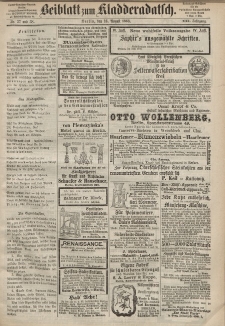 Kladderadatsch, 21. Jahrgang, 16. August 1868, Nr. 37/38 (Beiblatt)