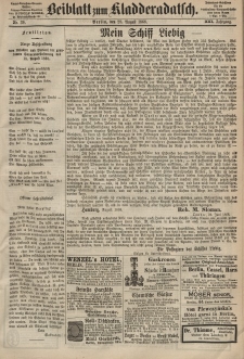 Kladderadatsch, 21. Jahrgang, 23. August 1868, Nr. 39 (Beiblatt)