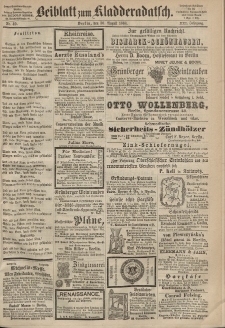 Kladderadatsch, 21. Jahrgang, 30. August 1868, Nr. 40 (Beiblatt)