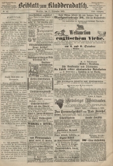 Kladderadatsch, 21. Jahrgang, 13. September 1868, Nr. 42 (Beiblatt)