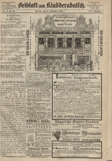 Kladderadatsch, 21. Jahrgang, 27. September 1868, Nr. 44/45 (Beiblatt)
