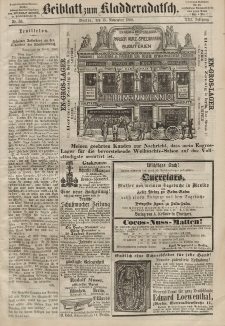 Kladderadatsch, 21. Jahrgang, 15. November 1868, Nr. 53 (Beiblatt)
