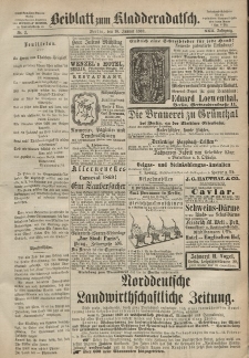 Kladderadatsch, 22. Jahrgang, 10. Januar 1869, Nr. 2 (Beiblatt)