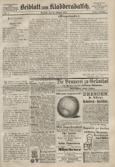 Kladderadatsch, 22. Jahrgang, 21. Februar 1869, Nr. 9 (Beiblatt)