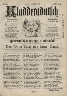 Kladderadatsch, 22. Jahrgang, 21. März 1869, Nr. 13